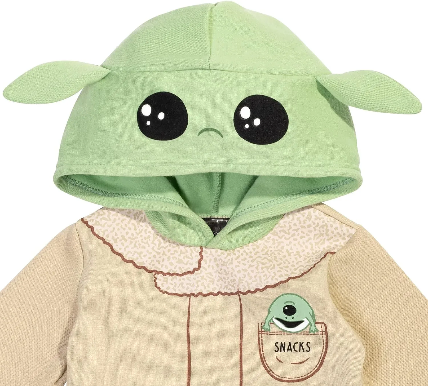 STAR WARS Baby Yoda Fleece Pullover Hoodie Toddler to Big Kid