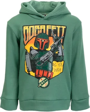 STAR WARS Boba Fett Fleece Pullover Hoodie Little Kid to Big Kid
