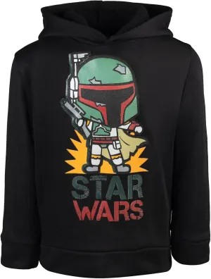 STAR WARS Boba Fett Fleece Pullover Hoodie Little Kid to Big Kid