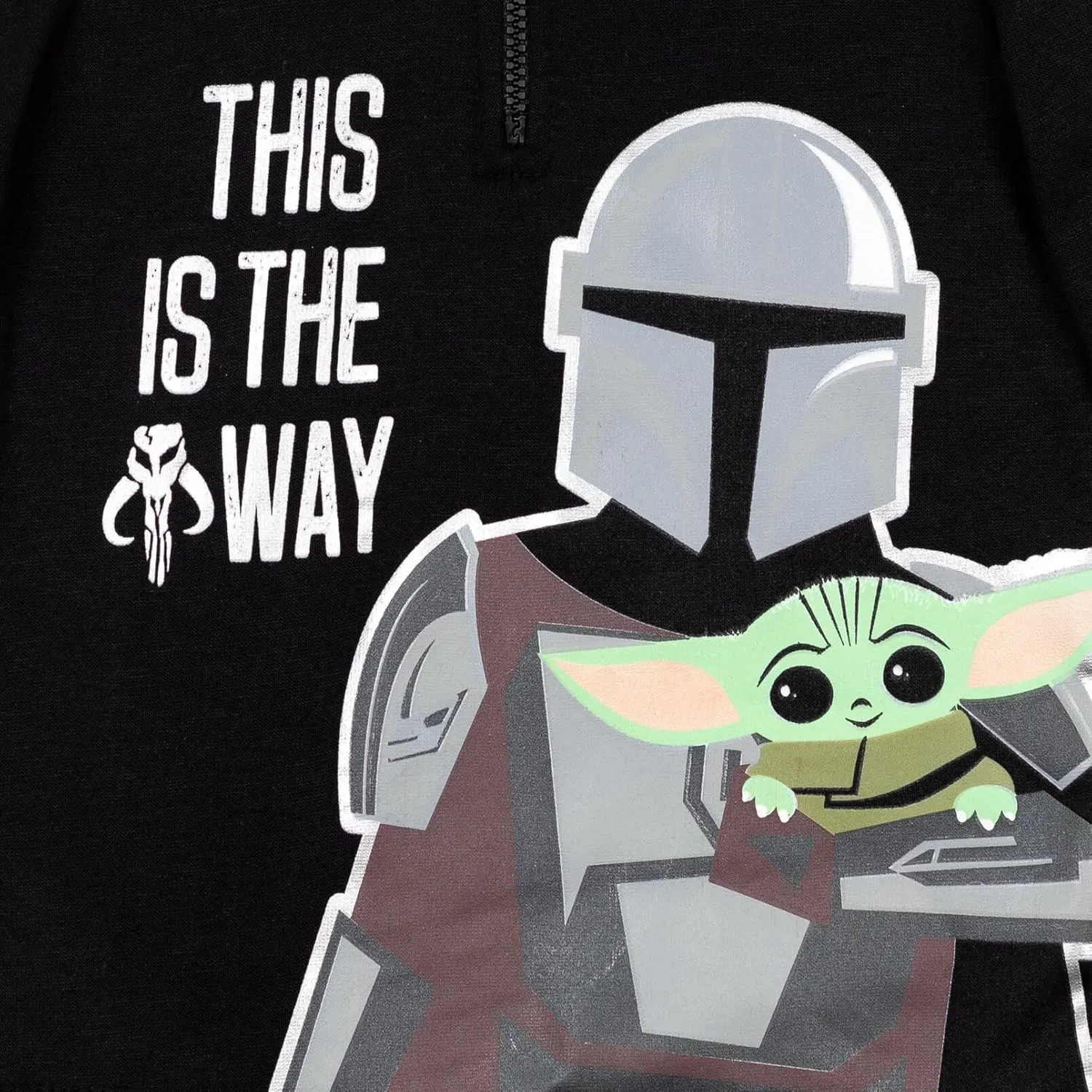 STAR WARS The Mandalorian The Child Fleece Half Zip Hoodie Infant to Big Kid