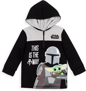 STAR WARS The Mandalorian The Child Fleece Half Zip Hoodie Infant to Big Kid