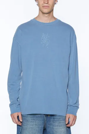 STITCH UP BIGGIE LS TEE MARINE