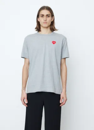 T322 Pixel Red Heart T-Shirt