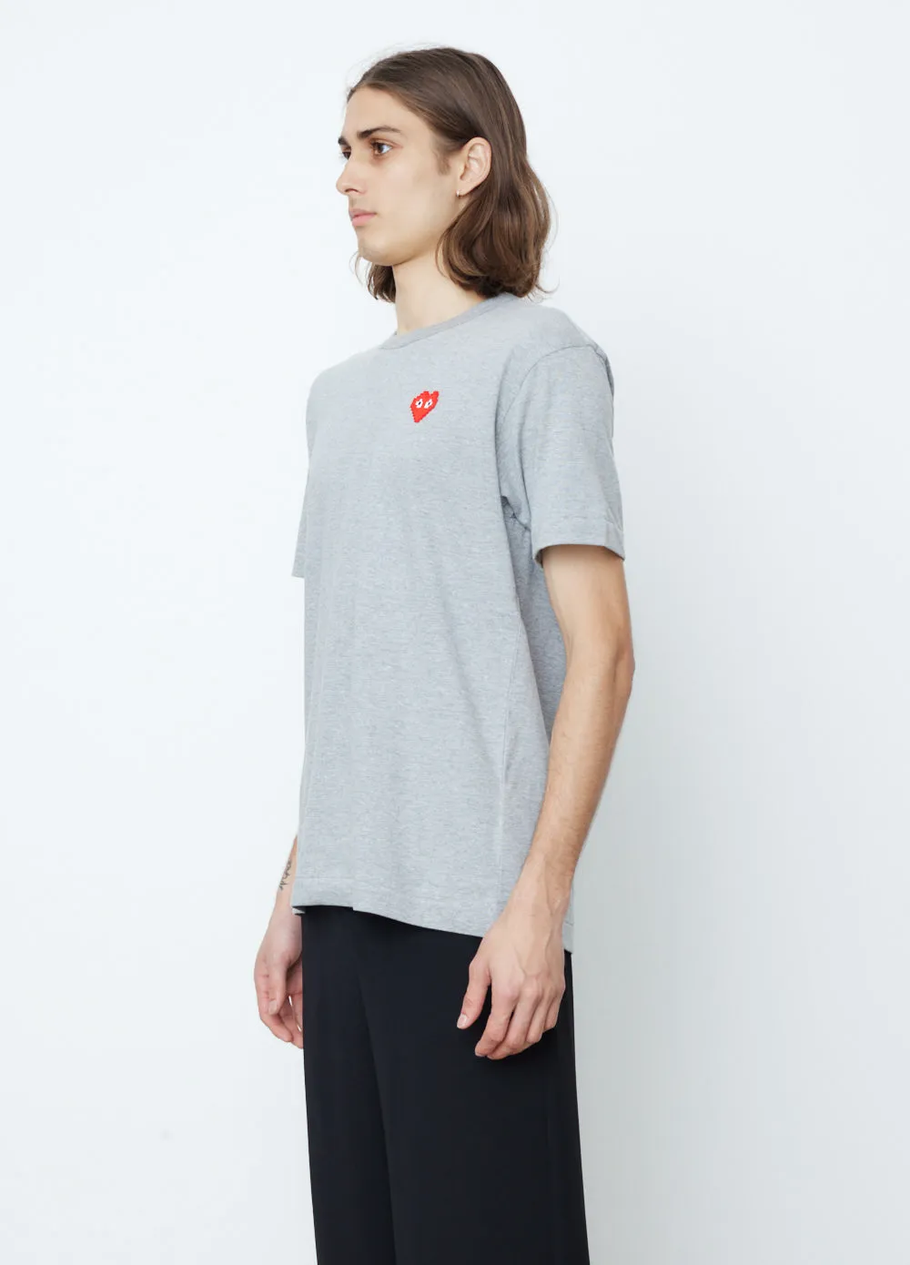 T322 Pixel Red Heart T-Shirt