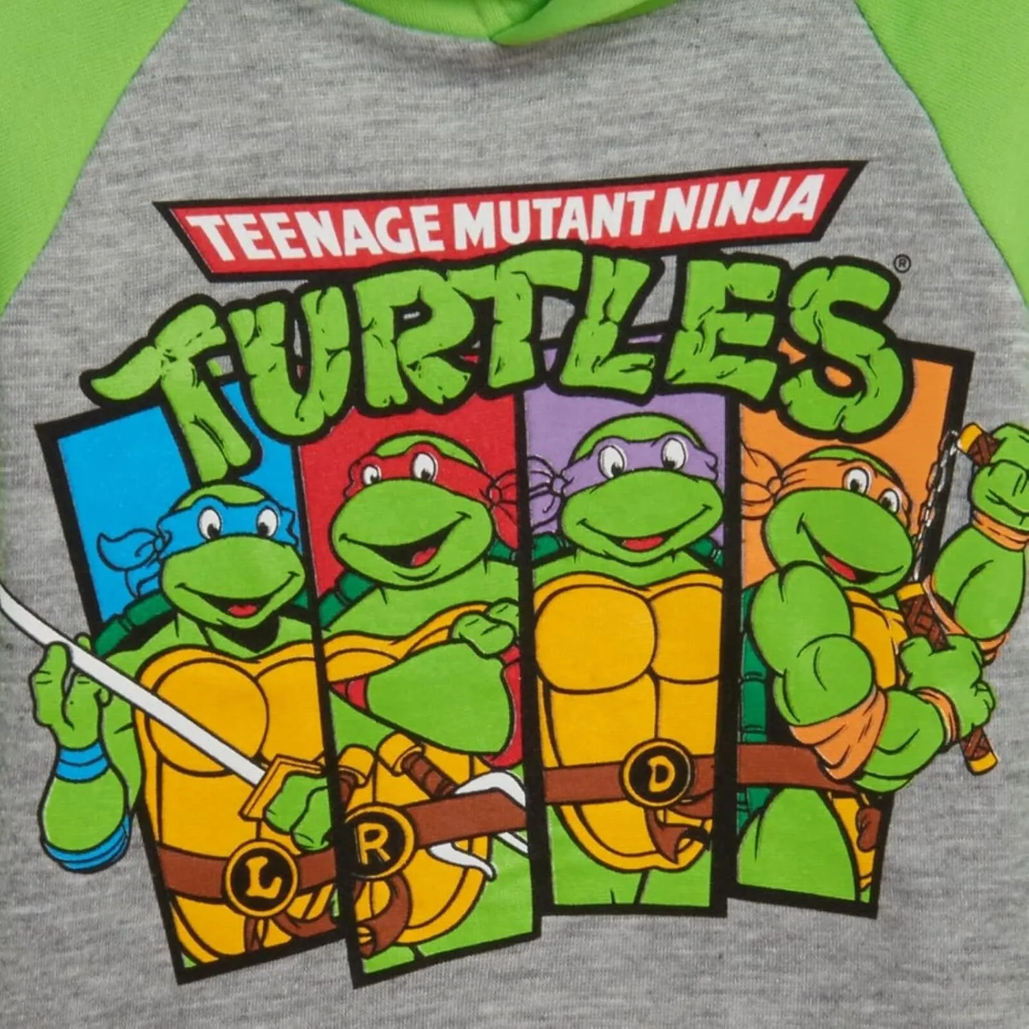 Teenage Mutant Ninja Turtles Fleece Pullover Hoodie Toddler to Big Kid Sizes (2T - 18-20)