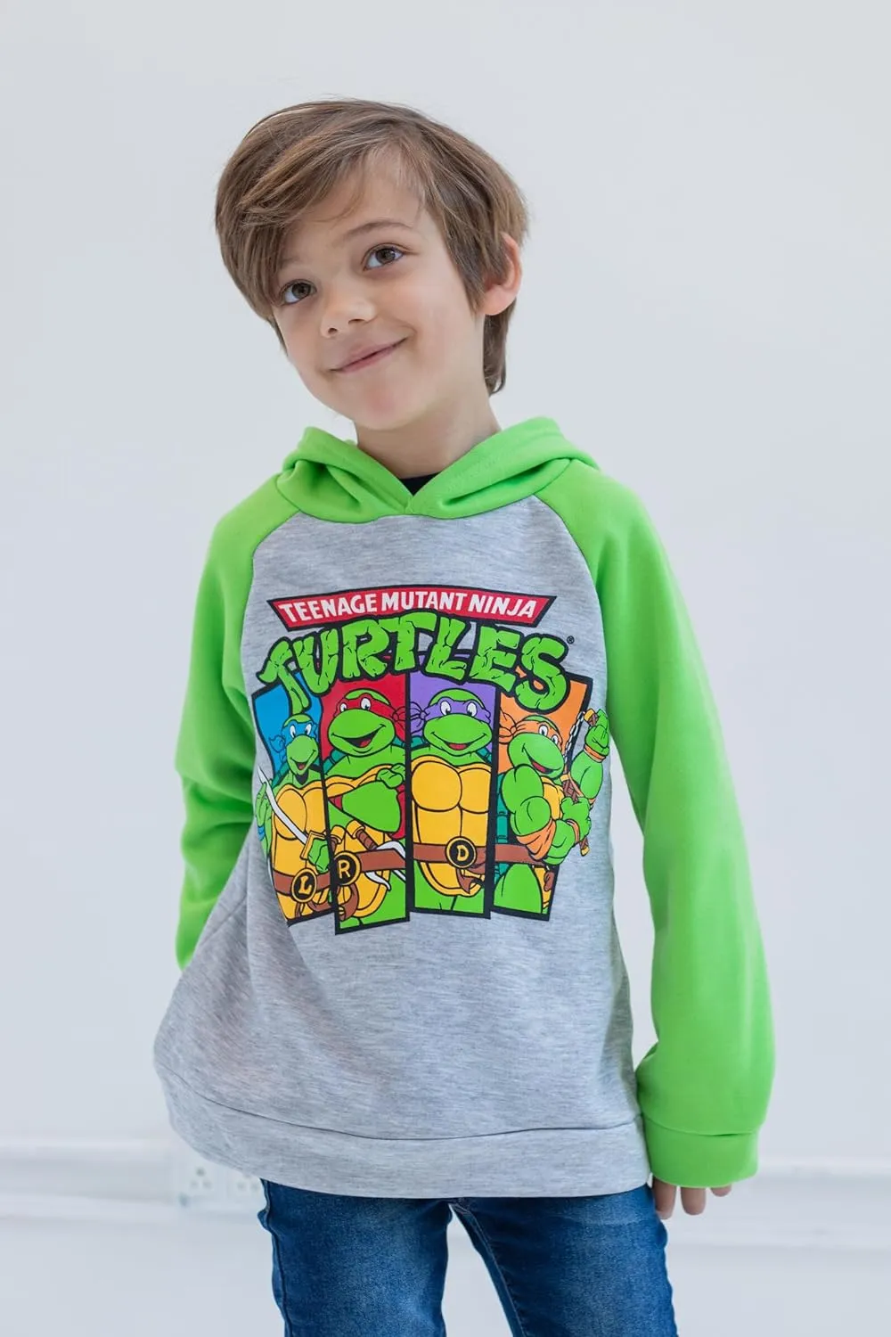 Teenage Mutant Ninja Turtles Fleece Pullover Hoodie Toddler to Big Kid Sizes (2T - 18-20)
