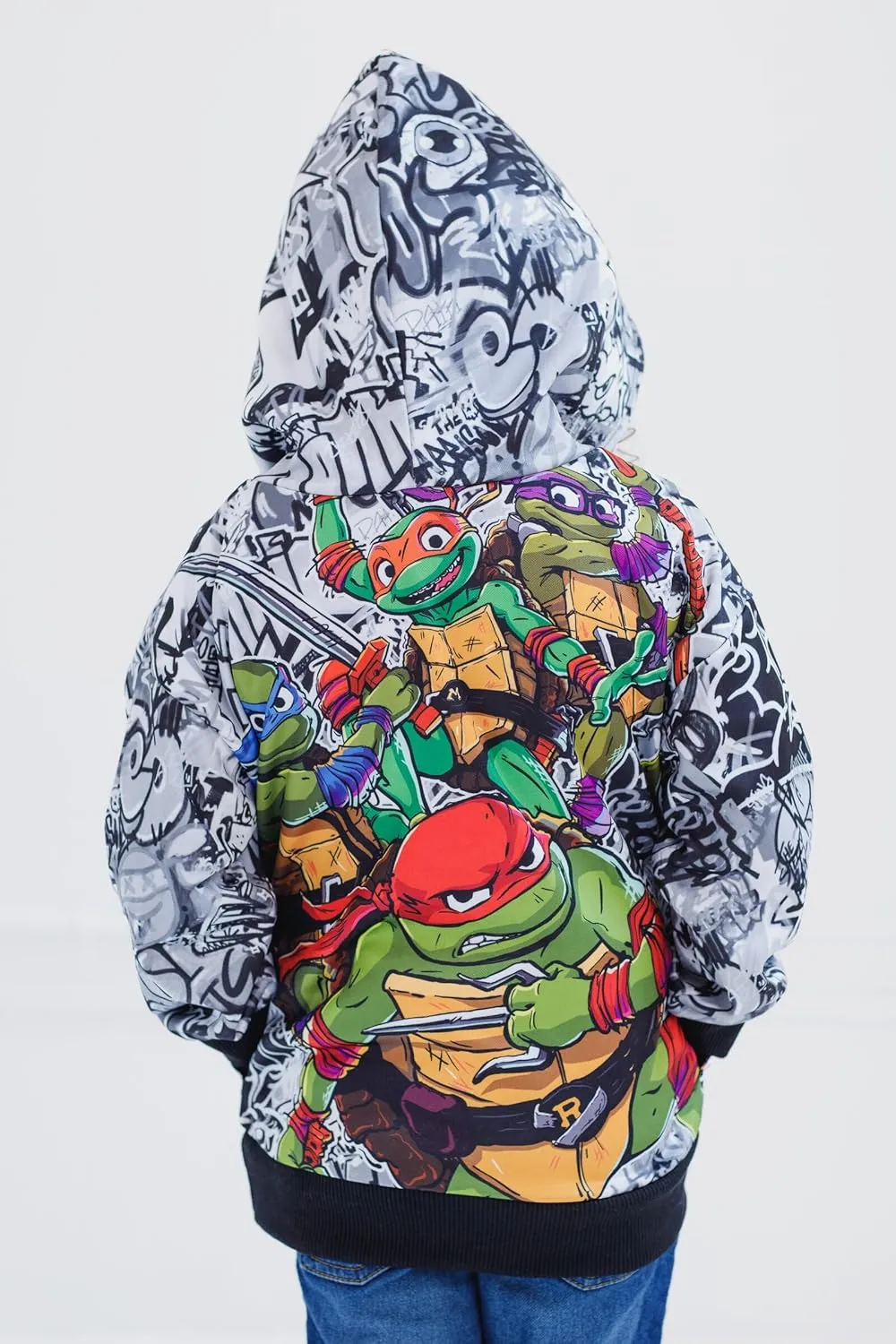 Teenage Mutant Ninja Turtles Fleece Pullover Hoodie Toddler to Big Kid Sizes (2T - 18-20)