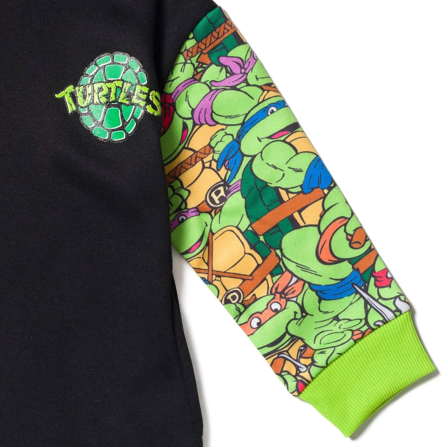 Teenage Mutant Ninja Turtles Fleece Pullover Hoodie Toddler to Big Kid Sizes (2T - 18-20)