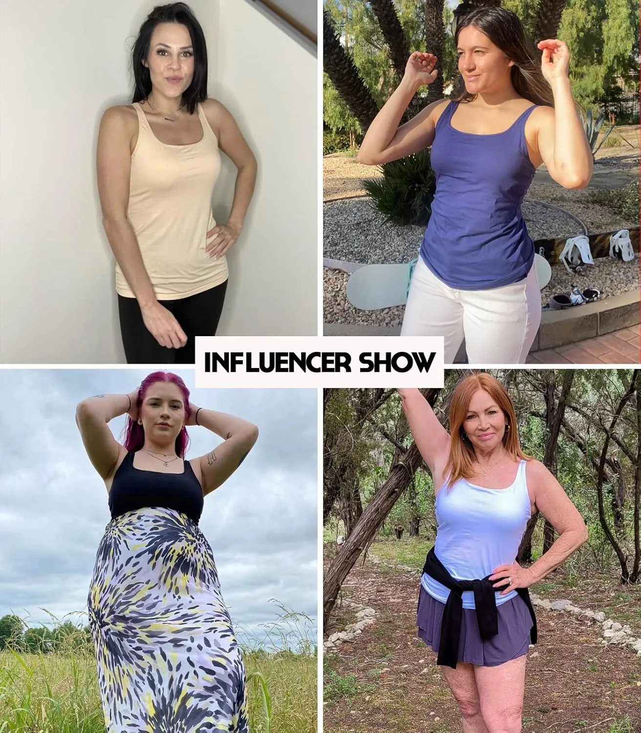 V FOR CITY Plus Size Tank Top for Women with Shelf Bra Adjustable Wide Strap Camisole Summer Basic Cotton Udershirts 1X-5X
