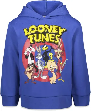 WARNER BROS Looney Tunes Fleece Pullover Hoodie Toddler to Big Kid
