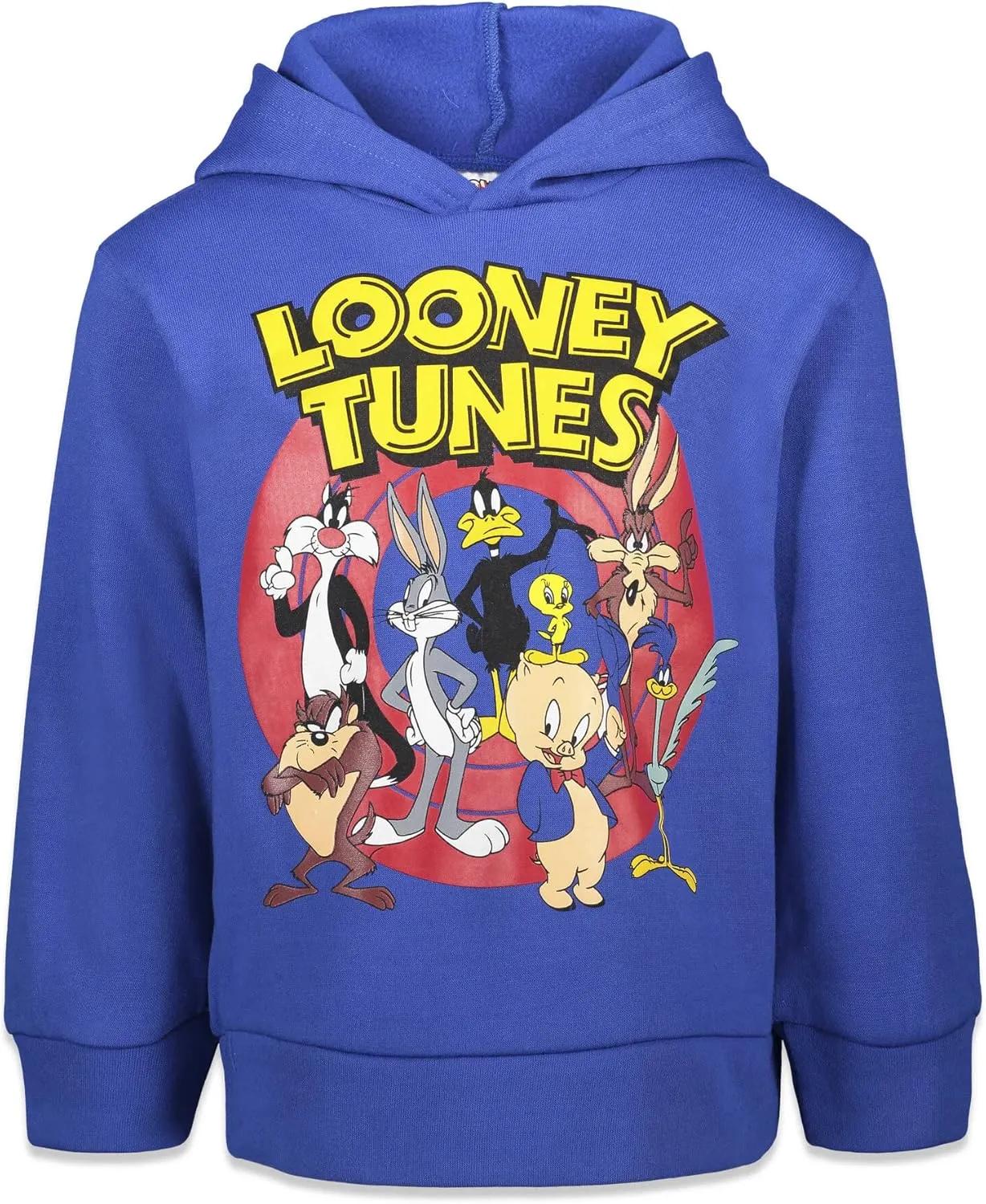 WARNER BROS Looney Tunes Fleece Pullover Hoodie Toddler to Big Kid